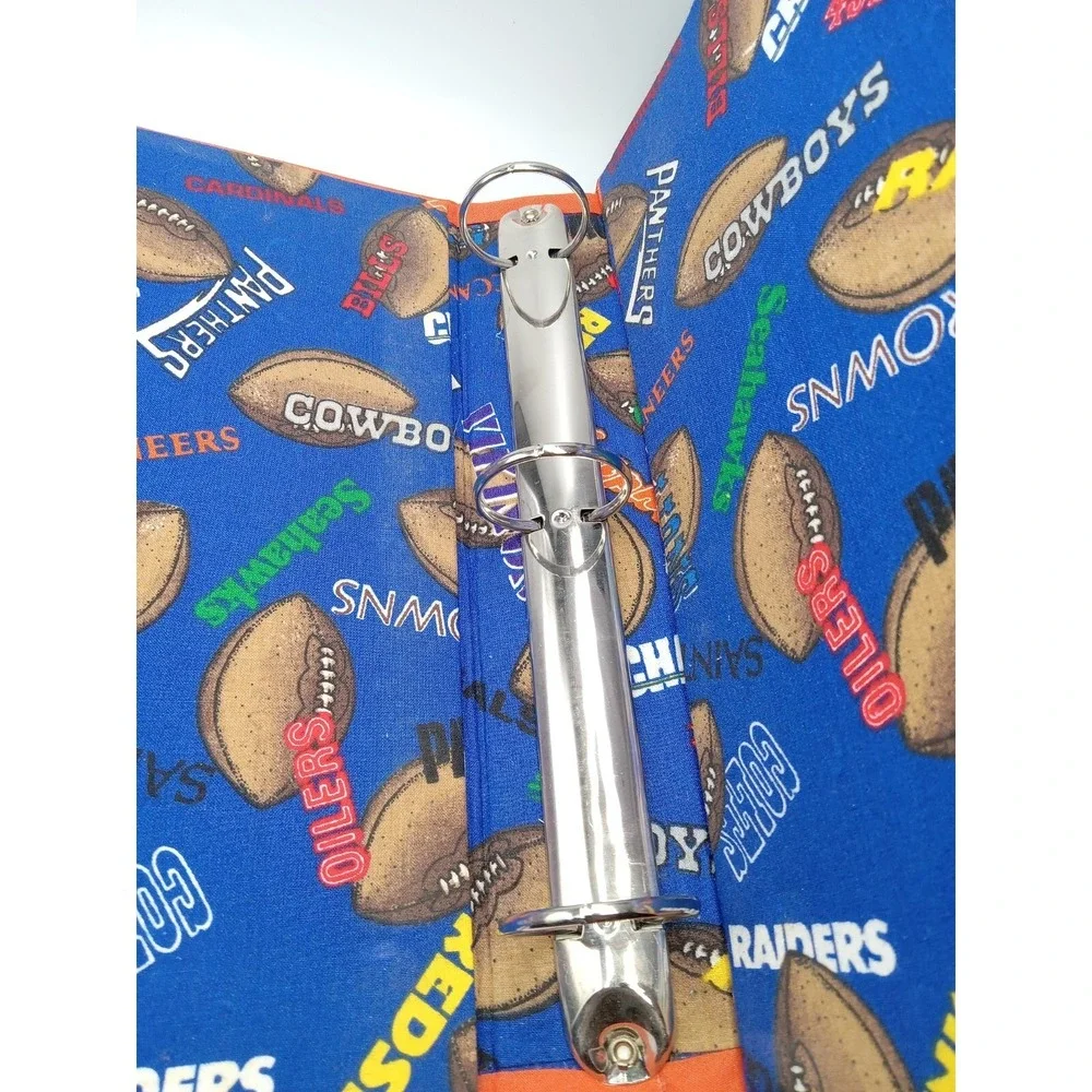 football card album binder 2.5 Inch Binder Fabric Over It. Hold Cards Or School